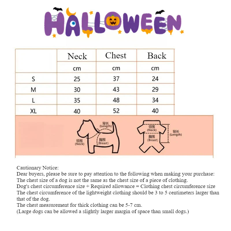 Halloween Dog Witch Costume for Pets