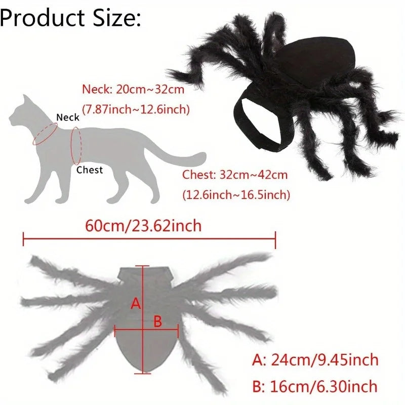 Halloween Spider Costume for Pets