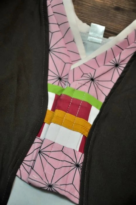 Demon Slayer Dog Kimono Costume Set