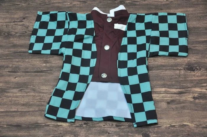 Demon Slayer Dog Kimono Costume Set