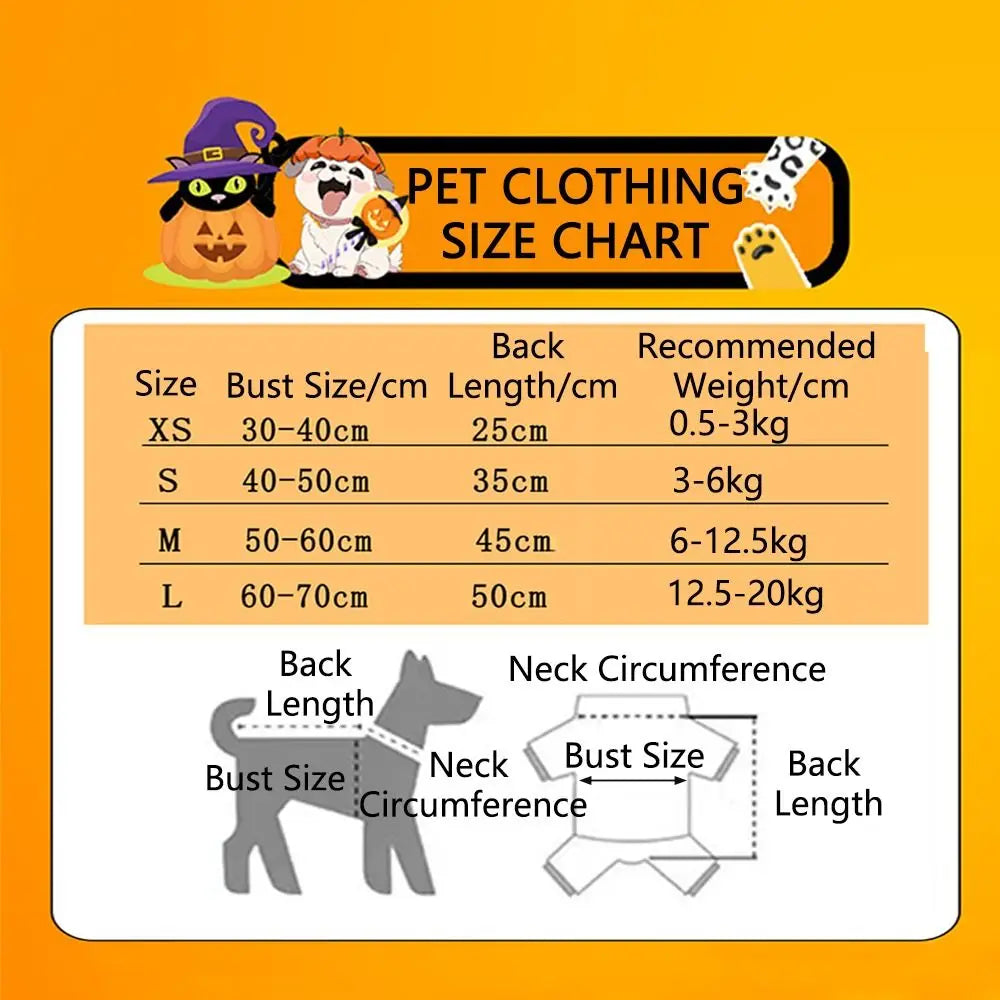 Dog Pumpkin Costume Halloween Outfit