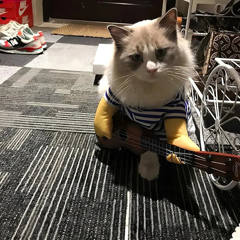 Pet Guitar Costume for Halloween