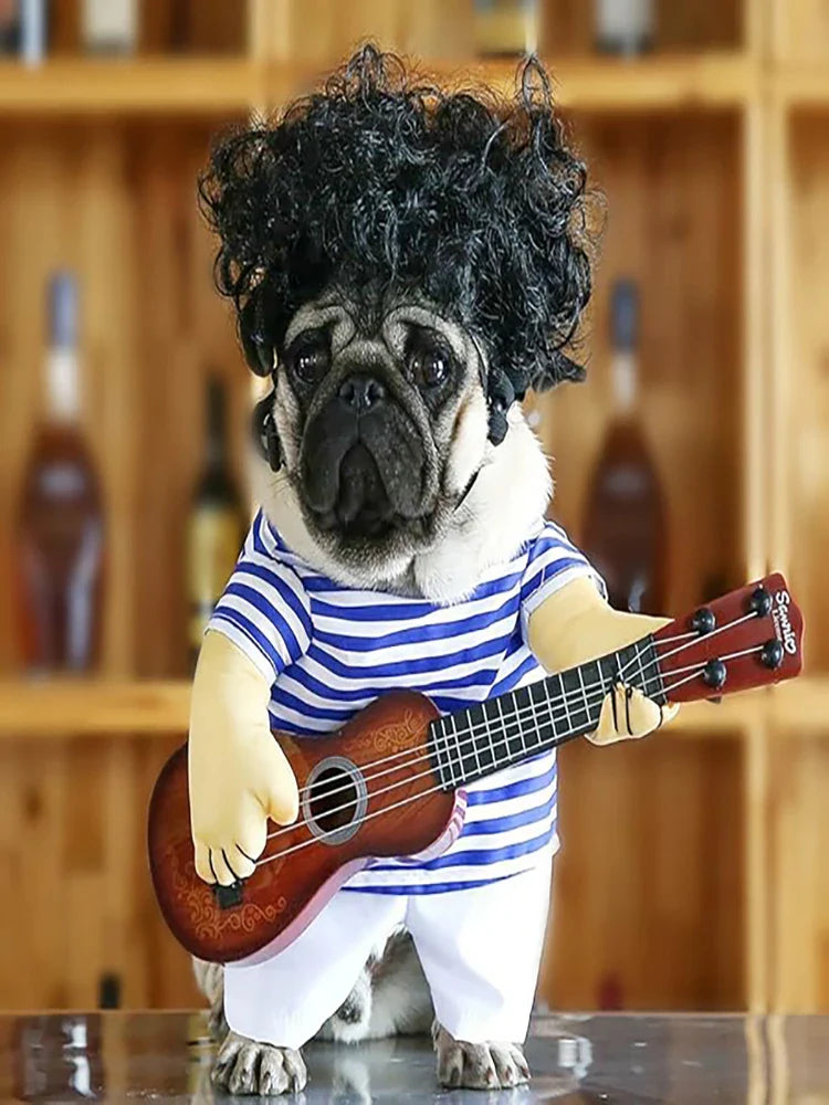 Pet Guitar Costume for Halloween