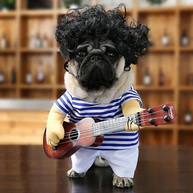 Pet Guitar Costume for Halloween