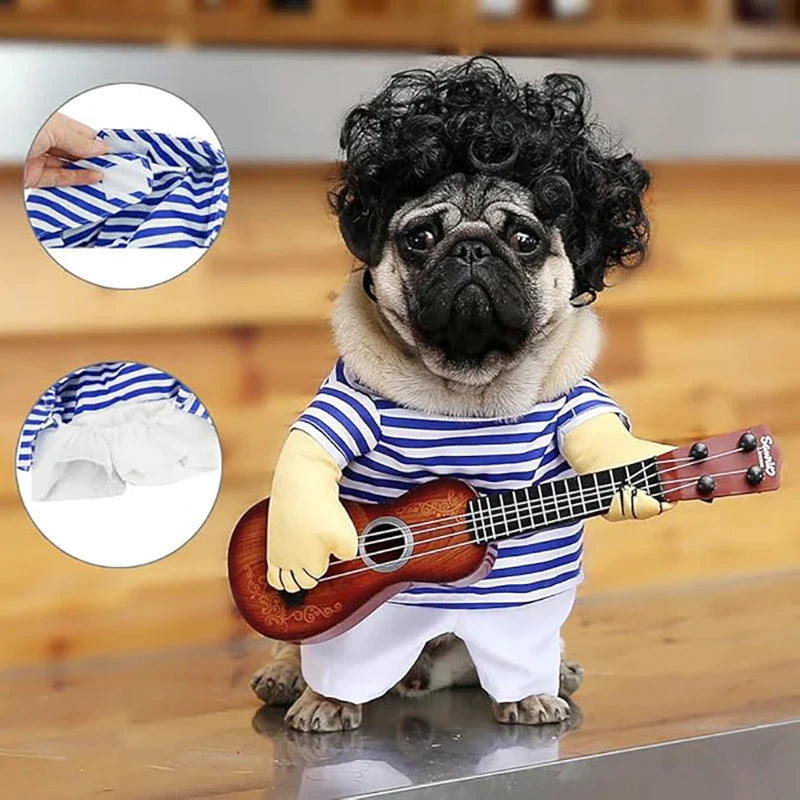 Pet Guitar Costume for Halloween