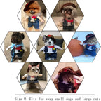 Pet Sheriff Costume for Cats and Dogs