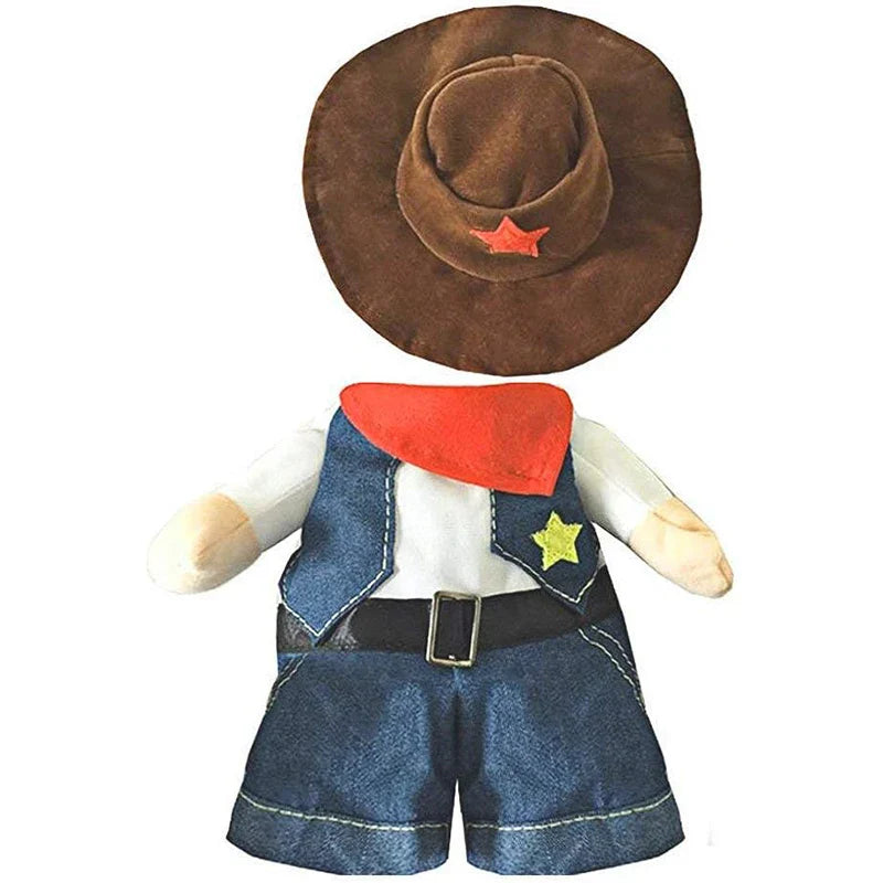 Pet Sheriff Costume for Cats and Dogs