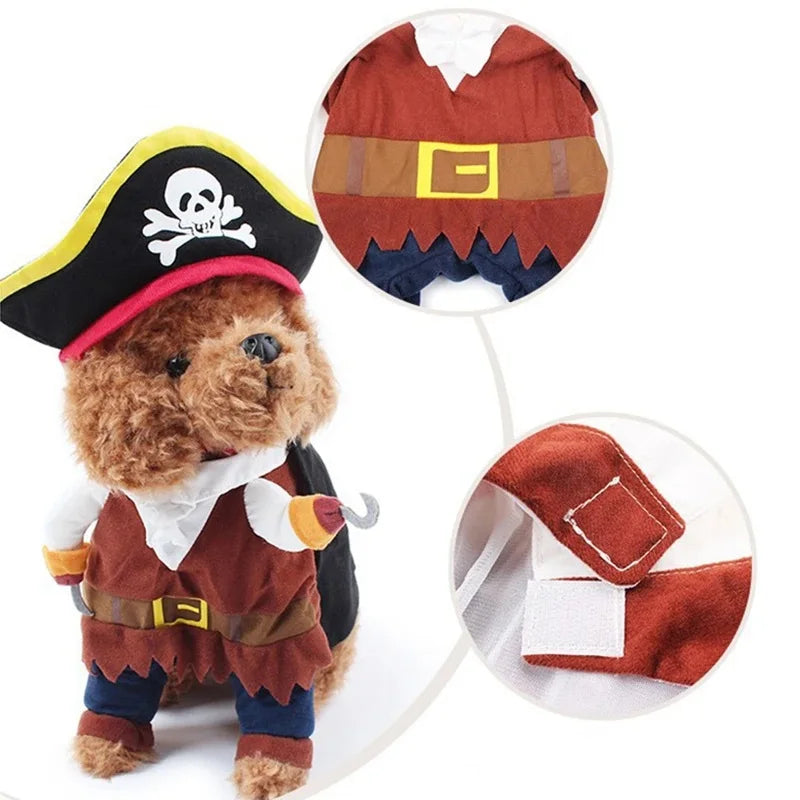 Pirate Halloween Costume for Cats and Dogs