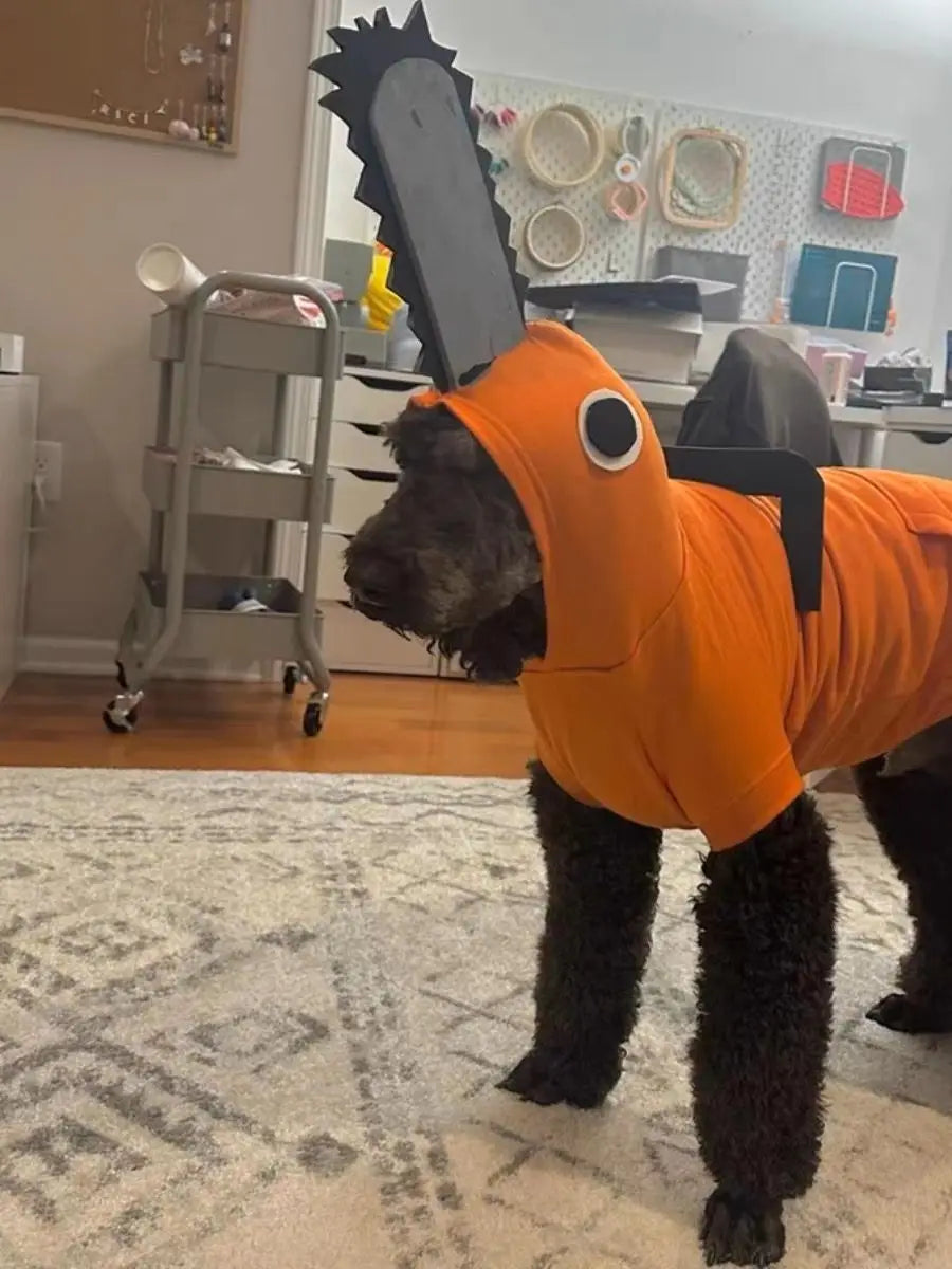 Chainsaw Man Pochita Pet Outfit for Dogs