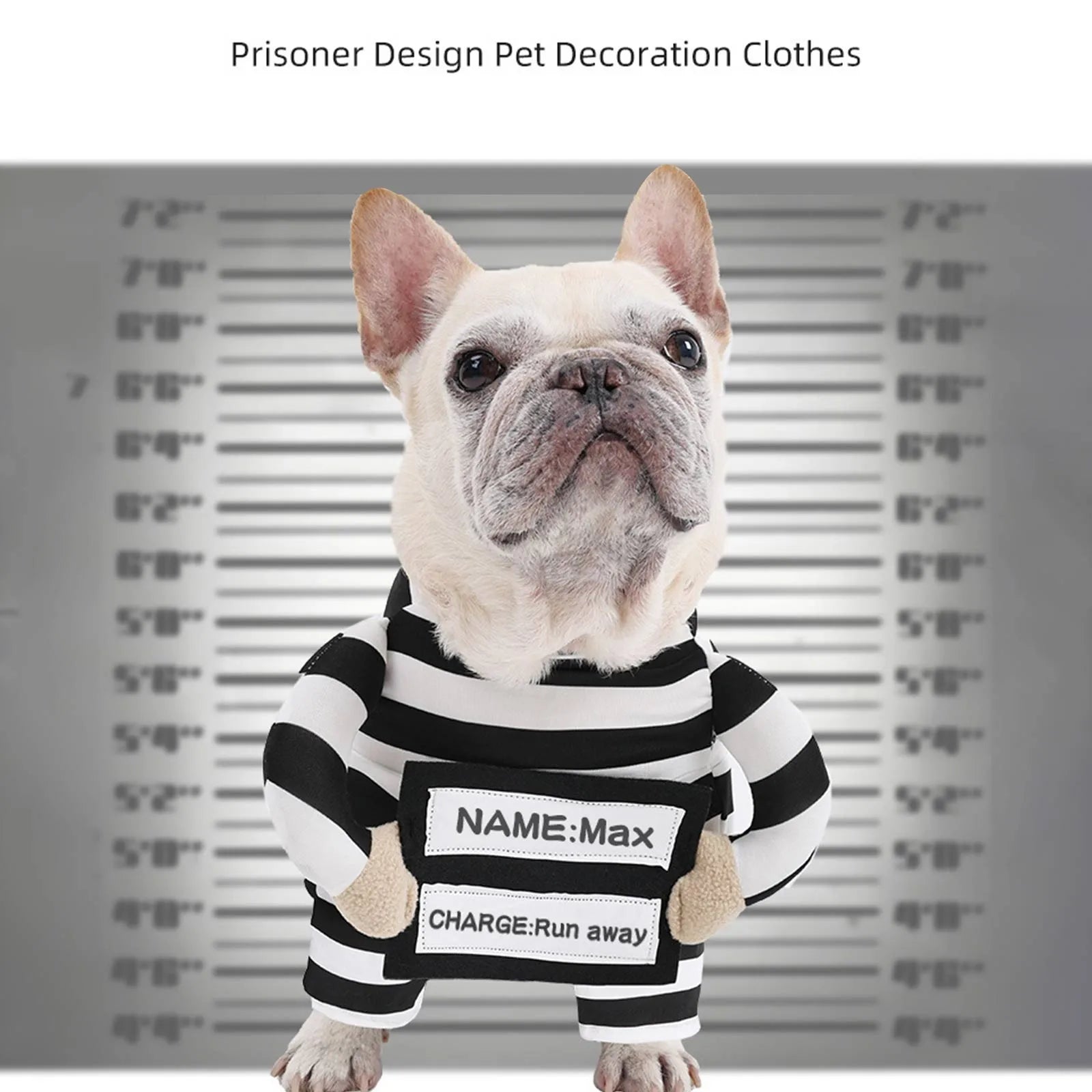 Prisoner Dog Costume for Pets