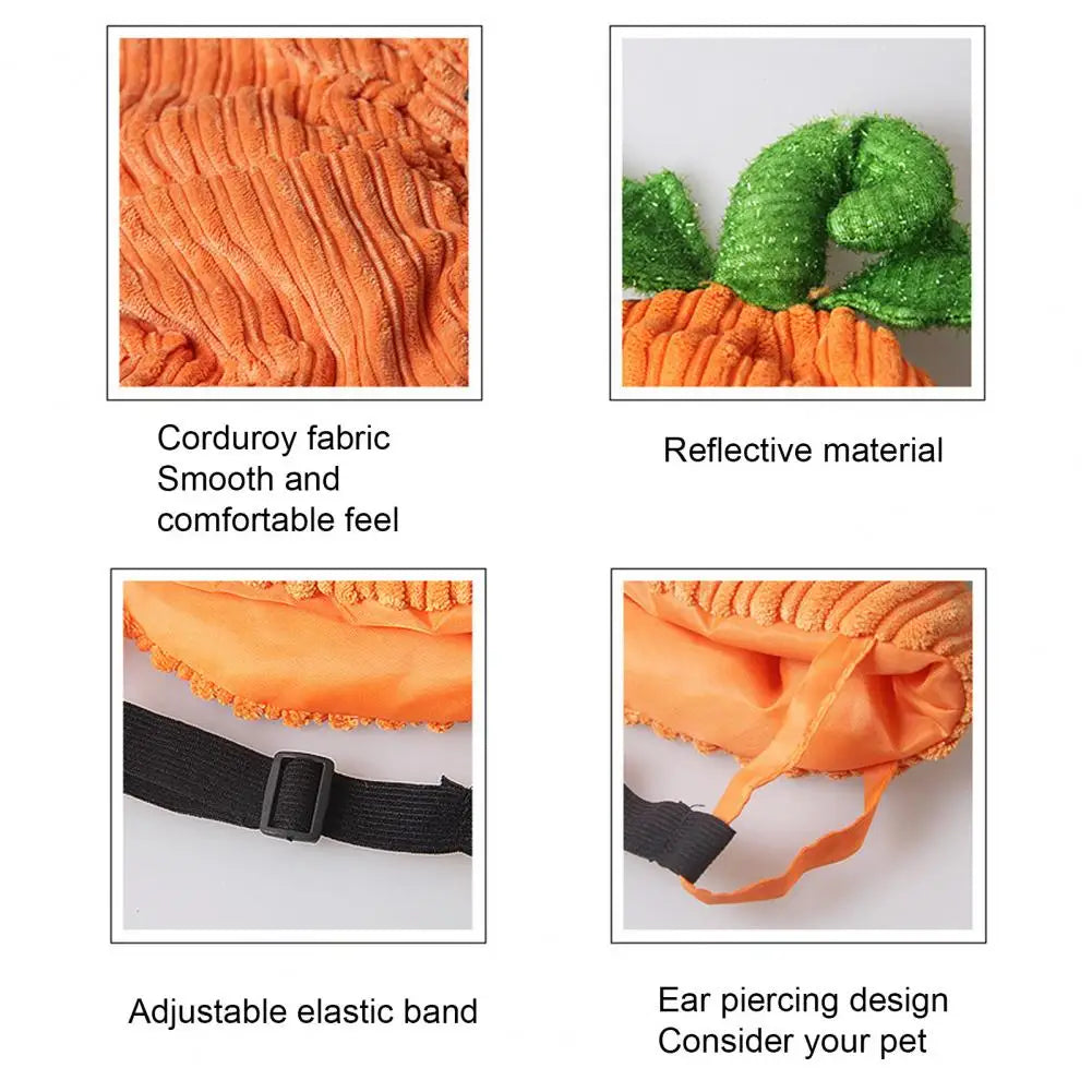 Pumpkin Pet Costume for Small Dogs